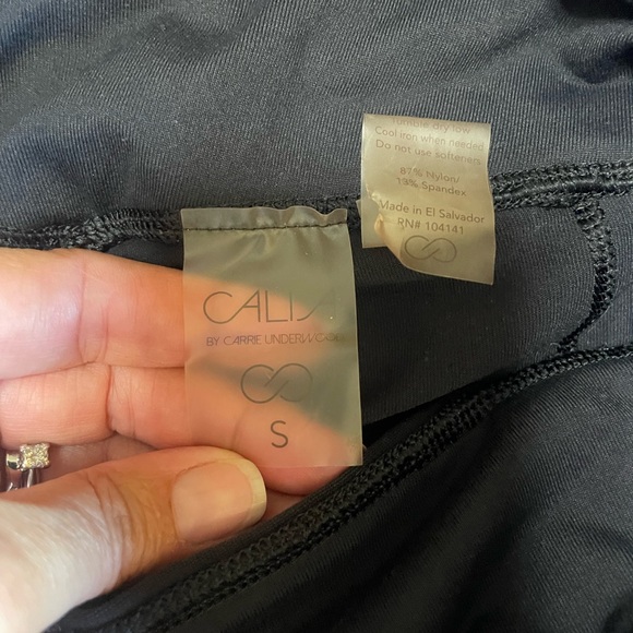 CALIA Women's Core Essential High Rise Full Length Leggings Black Sz S WAX12123 - Picture 2 of 8